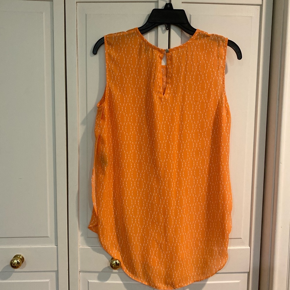 Orange blouse